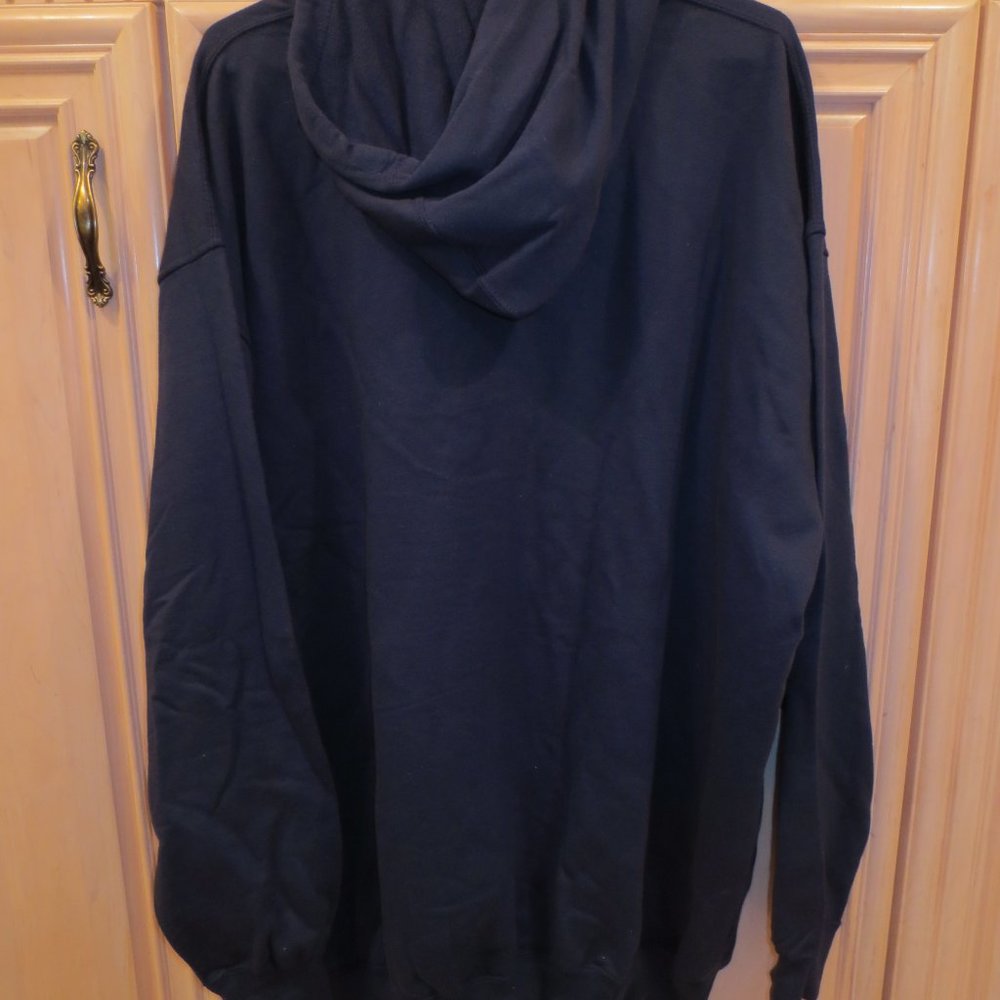 NFL Chicago Bears Hooded Sweatshirt with Front Pockets, Navy Blue (159) - Picture 3 of 3